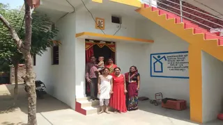 प्रधानमंत्री आवास योजना के तहत निर्मित मकान।( प्रतीकात्मक फोटो)