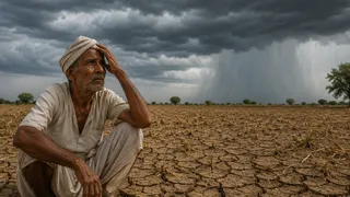 बिहार में इस साल कमजोर मानसून की चेतावनी (AI फोटो)