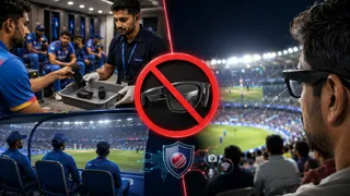 BCCI ने प्लेयर्स के लिए स्मार्ट ग्लासेस पर रोक लगा दी है।