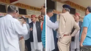 सुजानपुर के विधायक रंजीत सिंंह और भाजपा के जिला परिषद प्रत्याशी में बहस हो गई।