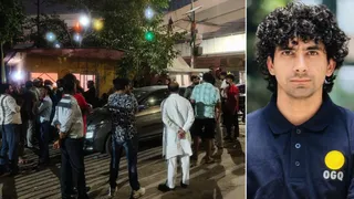 नया बस अड्डा चौकी पर मौजूद चिराग (इनसेट) के स्वजन। जागरण
