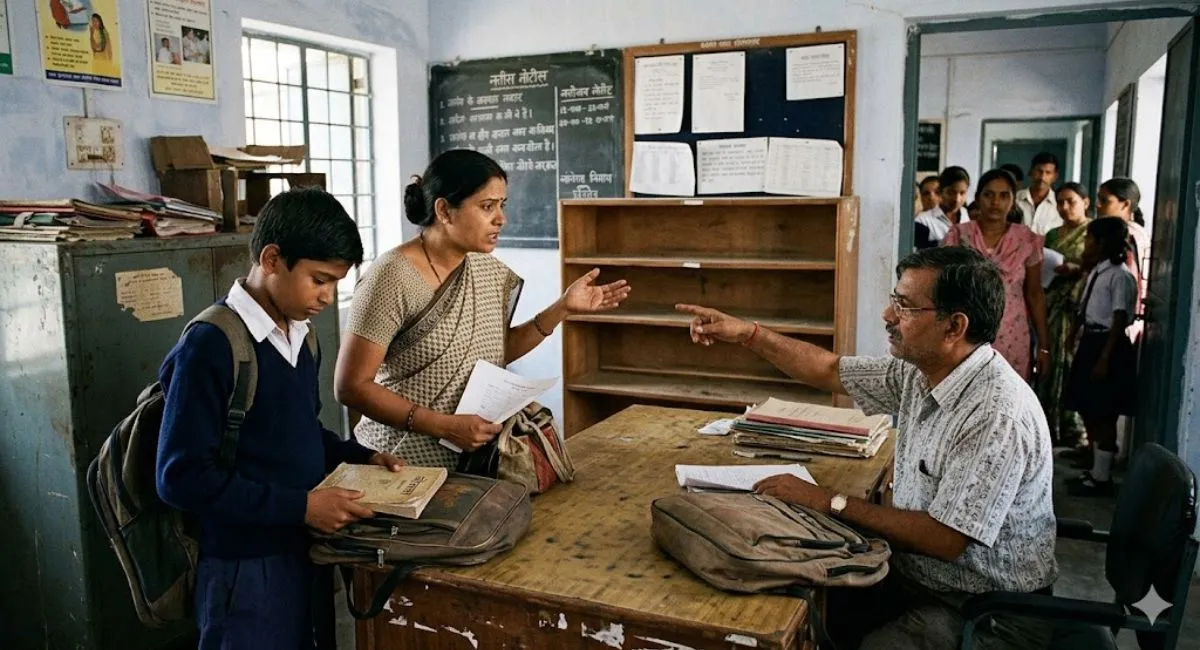 पाठ्यक्रम में बदलाव, किताबों की कमी: 9वीं कक्षा के छात्रों की पढ़ाई प्रभावित