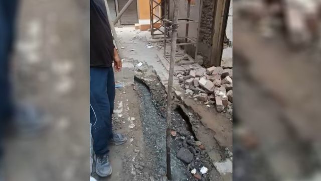 पानीपत में किला एरिया में धंस रही जमीन, अंदर ही अंदर 6 फीट खोखली हुई गलियां; 5 घरों में फिर आईं भयानक दरारें
