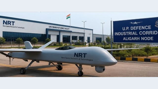 अलीगढ़ डिफेंस कॉरिडोर में NRT का सोलर ड्रोन: रक्षा मंत्रालय का मिला ऑर्डर, बेंगलुरु की कंपनी ने काम किया शुरू