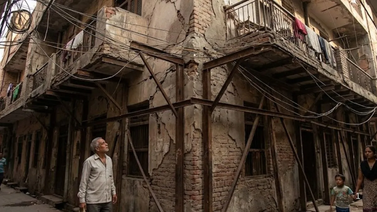 दिल्ली की ढहती इमारतें लोहे के सहारे टिकी हैं, क्या अधिकारियों को एक और बड़े हादसे का इंतज़ार है?