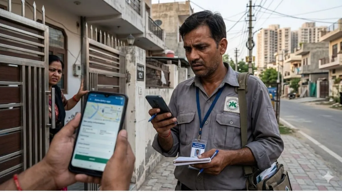 नोएडा में डिजिटल जनगणना के लिए चौकीदारों और सहायकों को तैनात किया जा रहा है, स्मार्टफोन और प्रशिक्षण की कमी से काम प्रभावित