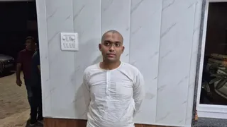 पकड़ा गया नकली साधुु।