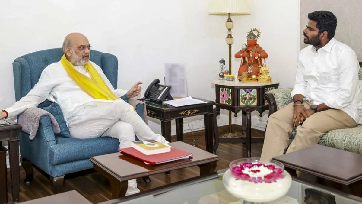 अन्नामलाई ने नहीं दिया भाजपा से इस्तीफा? पहले शाह से मुलाकात, फिर चुप्पी;  तमिलनाडु में सियासी उठापटक की Inside Story - did annamalai not resign from  the bjp meeting with ...