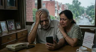 चंडीगढ़ में डिजिटल अरेस्ट की बड़ी वारदात (AI Generated फोटो)