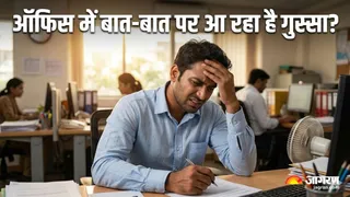 हीटवेव और मेंटल हेल्थ: क्यों दफ्तर के काम के बीच तेजी से बर्नआउट का शिकार हो रहे हैं कर्मचारी? (Image Source: AI-Generated)