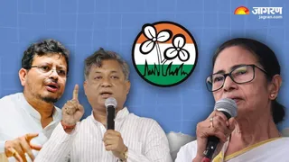ऋतब्रत बनर्जी, संदीपन साहा, ममता बनर्जी (जागरण ग्राफिक्स)