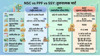 NSC VS PPF VS SSY एफडी को पीछे छोड़, सिर्फ ₹500 के निवेश में ये योजनाएं दे रहीं 8% से ज्यादा का रिटर्न (AI Generated Image)