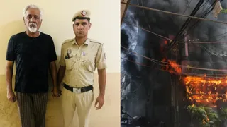 मालवीय नगर अग्निकांड का होटल मालिक लवकेश बजाज।