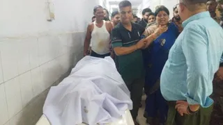 हत्या के बाद रोते-बिलखती विधायक। फोटो जागरण