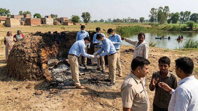 गाजियाबाद में दहेज के लिए पति और देवर ने की महिला की हत्या, शव को बिटौड़े में बंद कर जलाया