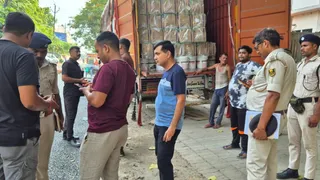 घटनास्थल पर पहुंची पुलिस। जागरण