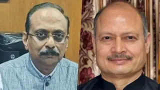 पूर्व आईएएस अधिकारी संजय गुप्ता और श्रीकांत बाल्दी। जागरण आर्काइव