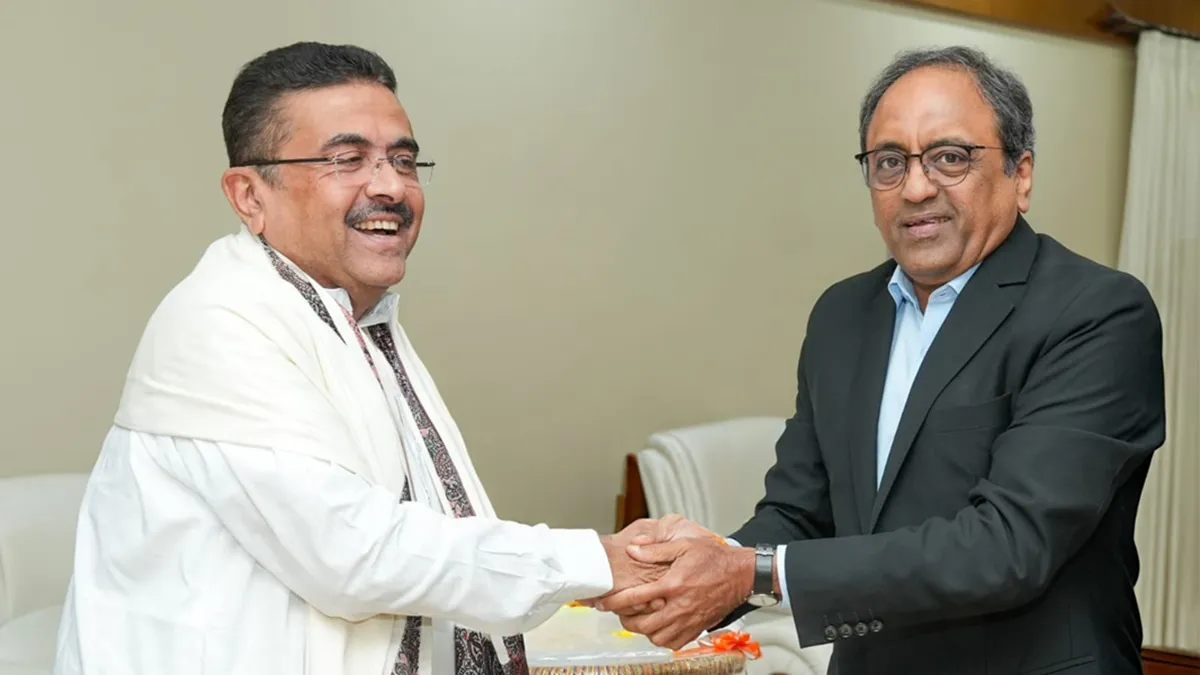 मुख्यमंत्री शुभेंदु की एलएंडटी के प्रमुख से मुलाकात, बंगाल में औद्योगिक निवेश बढ़ाने पर चर्चा