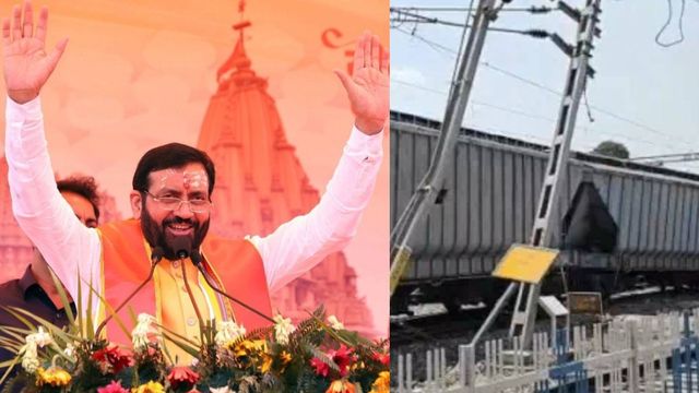 कुरुक्षेत्र में मालगाड़ी के 3 डिब्बे पटरी से उतरे, एक नंबर प्लेटफॉर्म पर मौजूद थे CM नायब सैनी; टला बड़ा हादसा

