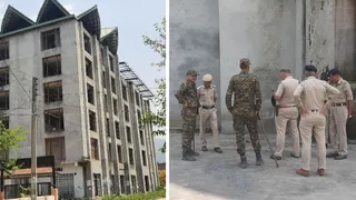 कांगड़ा बैंक ने पुलिस की मौजूदगी में पूर्व कांग्रेस नेता का होटल सील कर दिया।