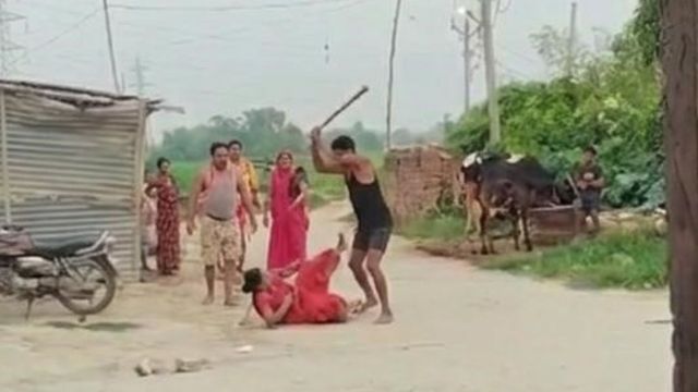 समस्तीपुर में बेटे की हैवानियत, बुजुर्ग मां की बेरहमी से पिटाई, वीडियो वायरल 
