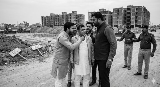 लखनऊ : अतिक्रमण हटाने पहुंचे नायब तहसीलदार को प्रॉपर्टी डीलरों ने धमकाया, करोड़ों की सरकारी जमीन पर है कब्जा
