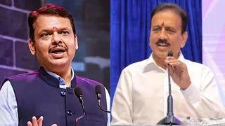 महाराष्ट्र के मुख्यमंत्री देवेंद्र फडणवीस, राज्य मंत्री गिरीश महाजन