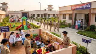 साकची में बनेगी प्रदेश की पहली महिला जेल। एआई जनरेटेड फोटो