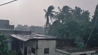 खगड़िया में हुई बारिश। फोटो जागरण