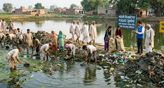 हरियाणा में तालाबों को प्रदूषित करने पर लगेगा जुर्माना, कचरा मिलने पर पंचायतों और अधिकारियों की तय होगी जवाबदेही
