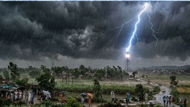 UP Weather Update: लखनऊ समेत 40 जिलों में आंधी-बार‍िश का अलर्ट, इन ज‍िलों में ग‍िर सकती है ब‍िजली

