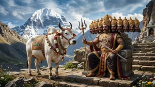 नंदी ने रावण को क्यों दिया था श्राप? (AI-Generated Image)