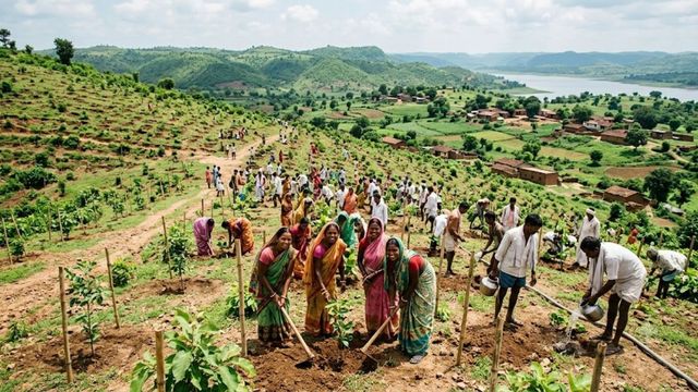 सोनभद्र में हरियाली के साथ बढ़ेगी ग्रामीणों की आय, 621 ग्राम पंचायतों में लगाए जाएंगे 31.95 लाख पौधे
