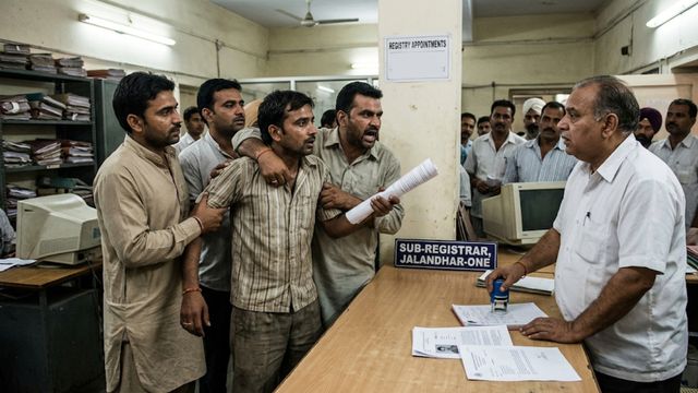 पंजाब में AAP नेता की हत्या के बाद बदली नौकर की नीयत, फर्जी रजिस्ट्री करवाने की रची साजिश; तहसील से गिरफ्तार
