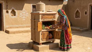 बिना बिजली के काम करता है ये फ्रिज (AI Generated Image)