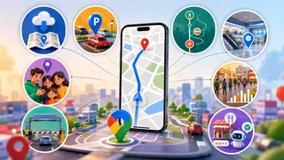 Google Maps के कमाल के फीचर्स यहां जानें। Photo- ChatGPT.