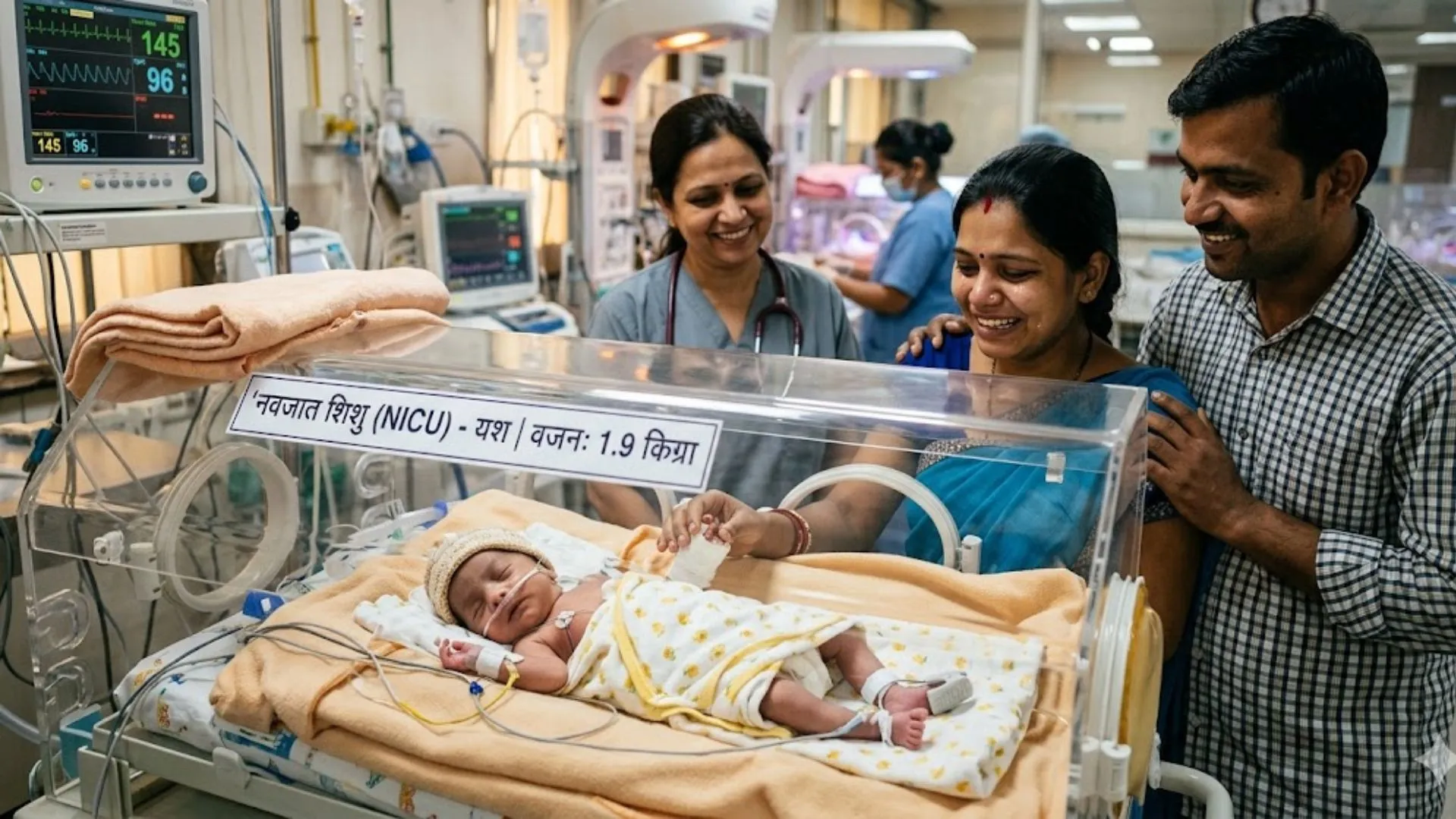 4 Kg से कम वजन के शिशु को मिली नई जिंदगी, दिल्ली ने फिर दिखाया दुनिया को रास्ता