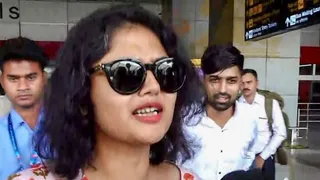 सायोनी घोष पहुंची दिल्ली (फोटो-पीटीआई)