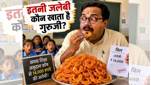 बच्चों की पढ़ाई के पैसे से 14 हजार की जलेबी खा गए गुरुजी, समस्तीपुर में रोचक मामला उजागर