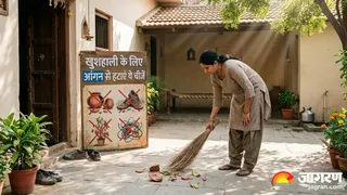 आंगन में इन चीजों को रखने से लगता है वास्तु दोष (AI-Generated Image)