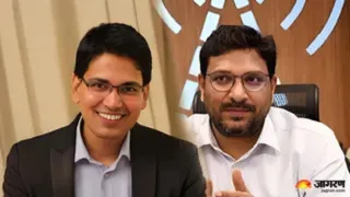 टेंडर माफिया रिशुश्री और आईएएस अधिकारी संजीव हंस। फाइल