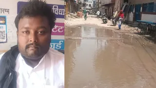 जनसुनवाई पोर्टल पर शिकायत करने वाले विशेष राठौर, इसी जलभराव और गंदगी को लेकर विशेष राठौर द्वारा जनसुनवाई पोर्टल पर की गई शिकायत जागरण