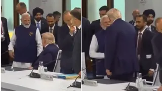 लगभग 16 महीनों बाद जी-7 शिखर सम्मेलन में आमने-सामने की मुलाकात हुई