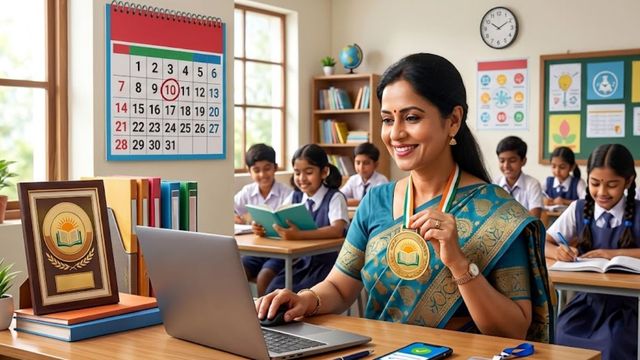 राष्ट्रीय शिक्षक पुरस्कार के लिए आवेदन शुरू, 10 जुलाई तक ऑनलाइन भरें फॉर्म