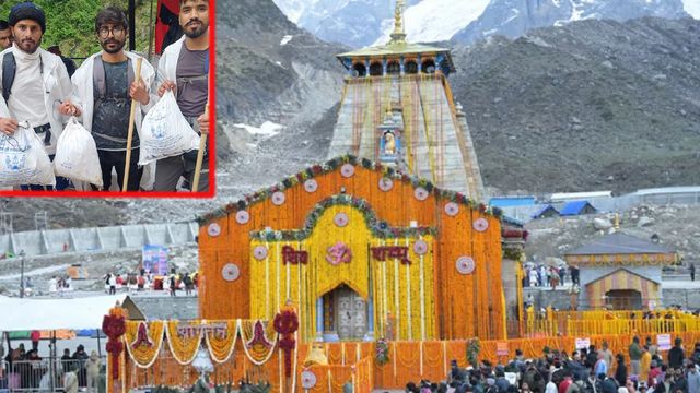 केदारनाथ में ‘कैरी मी बैक’ अभियान बना जन आंदोलन, अब तक दो टन कचरा गौरीकुंड ला चुके यात्री