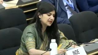 यूएन में भारत के स्थायी मिशन की प्रथम सचिव अनुपमा सिंह।