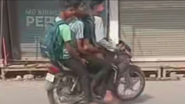 वायरल वीडियो ने दिलाई सजा, बाइक सवार को लगा ₹16,000 का भारी-भरकम चालान
