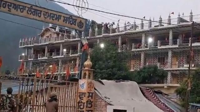 उत्तराखंड के नगरासू गुरुद्वारे में निहंगों का उत्पात, पुलिस और आईटीबीपी ने संभाला मोर्चा