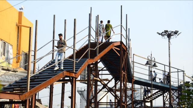 मुरादाबाद में लंबे इंतजार के बाद शहर का पहला एफओबी शुरू, पैदल यात्रियों को मिली बड़ी राहत