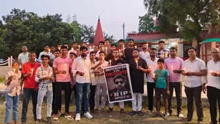 श्रद्धांजलि सभा शामिल लोग। जागरण